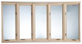 Harvey majesty wood bow window