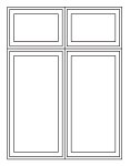 2-Wide Transom over 2-Wide