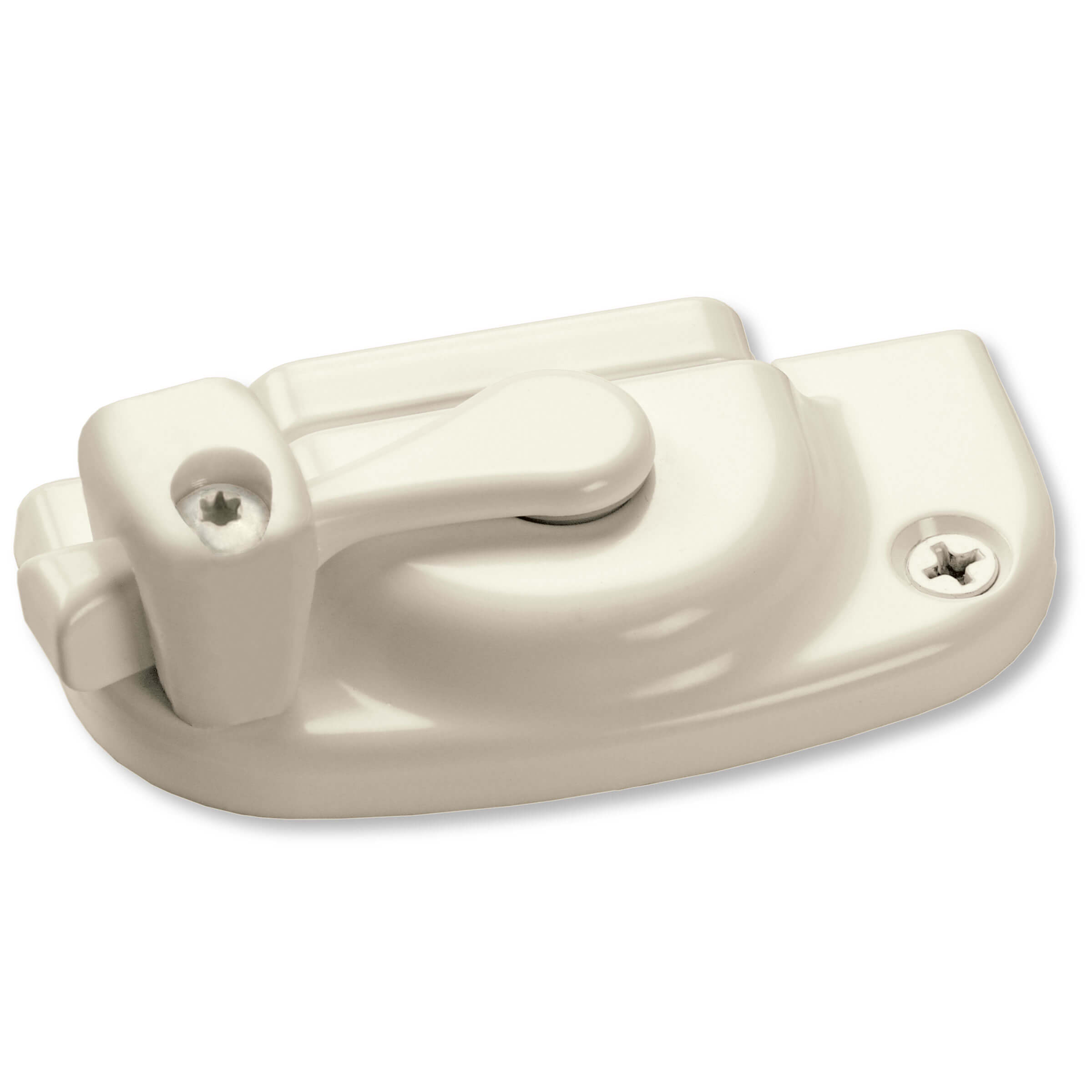 White Non Operable Sash Lock