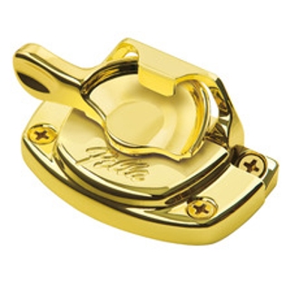 Spoon-Style Lock - Bright Brass