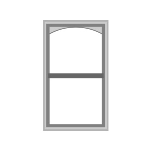 Rectangle with Arch Head Glass