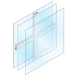 Aluminum 3/4 Inch Grilles-Between-the-Glass