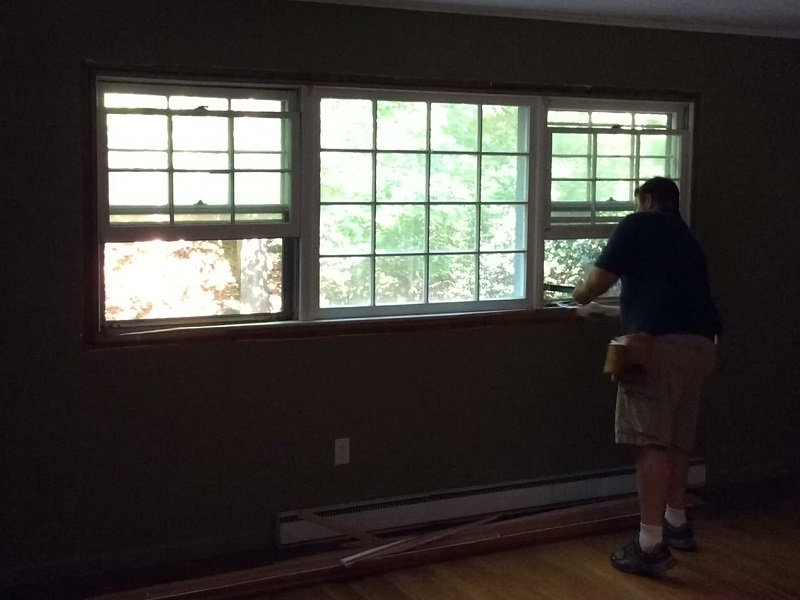 Removal of old window
