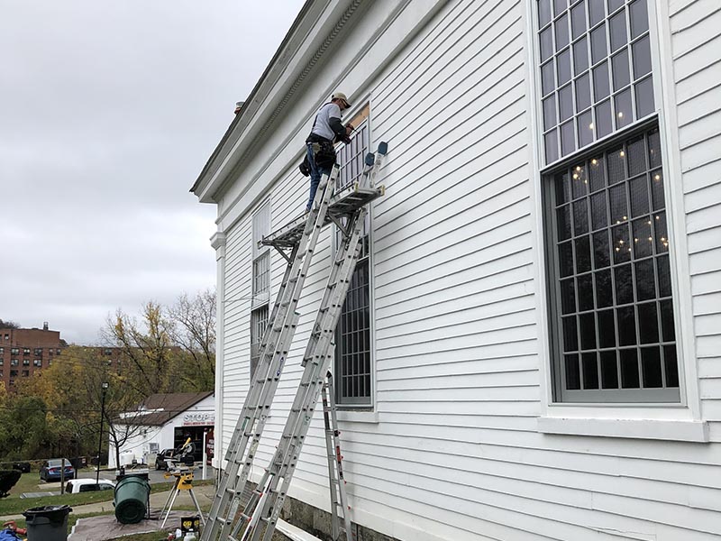 Historic Church – Pella Architect Double Hung Window Replacement In Peekskill, NY