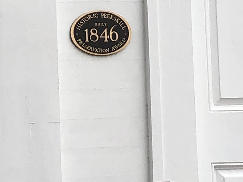 Historical society 1846 Peekskill NY 