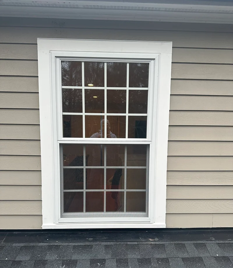 Harvey Tribute windows with PVC exterior trim