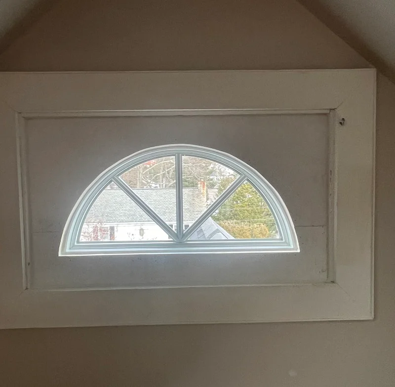Andersen custom Arched window with FDL grids