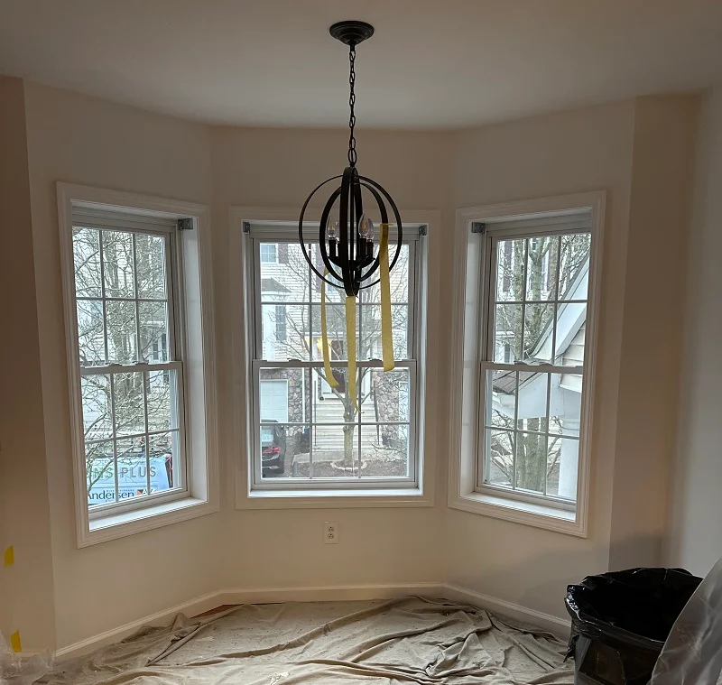 Keeping the area clean during window replacement