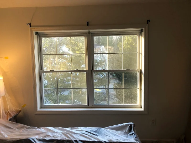 Two wide double hung window needs to be replaced