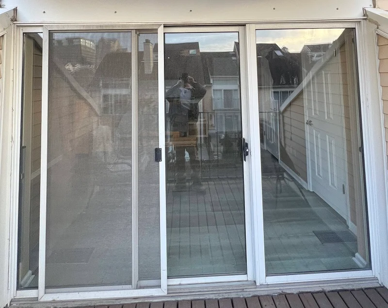 Triple patio door which need to be replaced in Stamford, CT