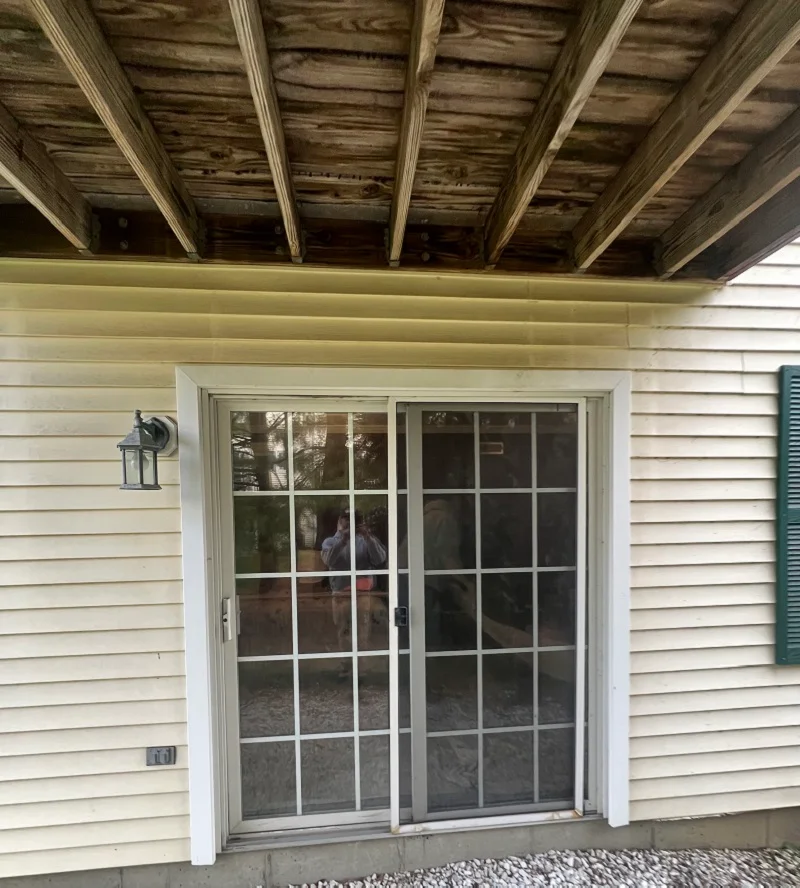 Gliding patio door which need to be replaced in Danbury, CT