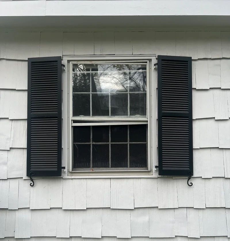 Single Pane Double Hung With Storm Window