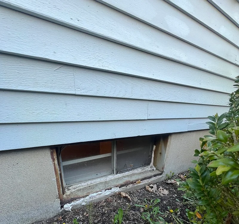 Basement window to be replaced in Wilton, CT