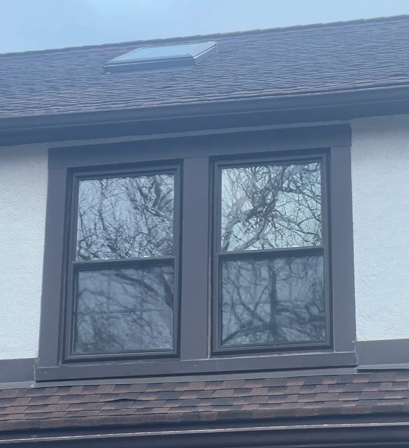 Build grade brown vinyl windows