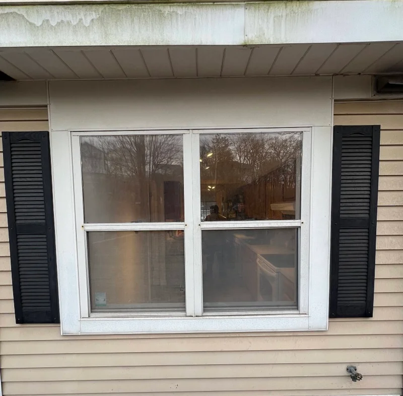 Two wide double hung window needs to be replaced