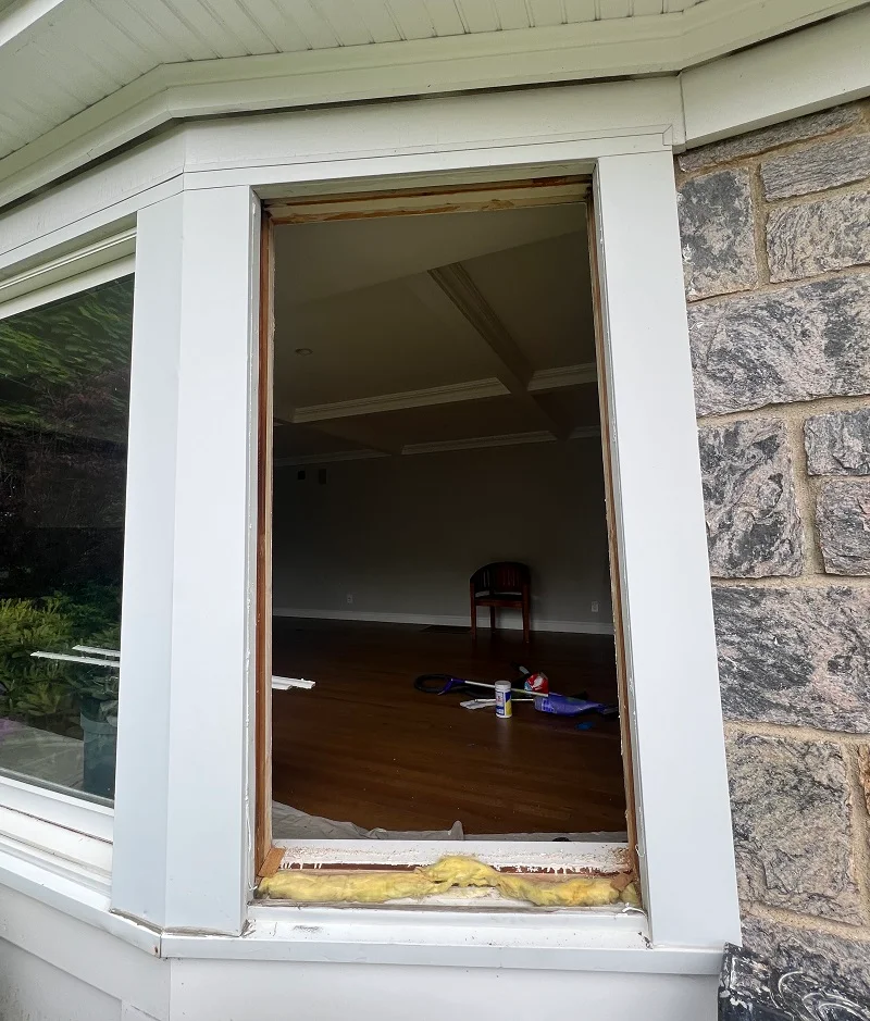 Getting ready for Andersen Woodwright windows with a prefinished white interior