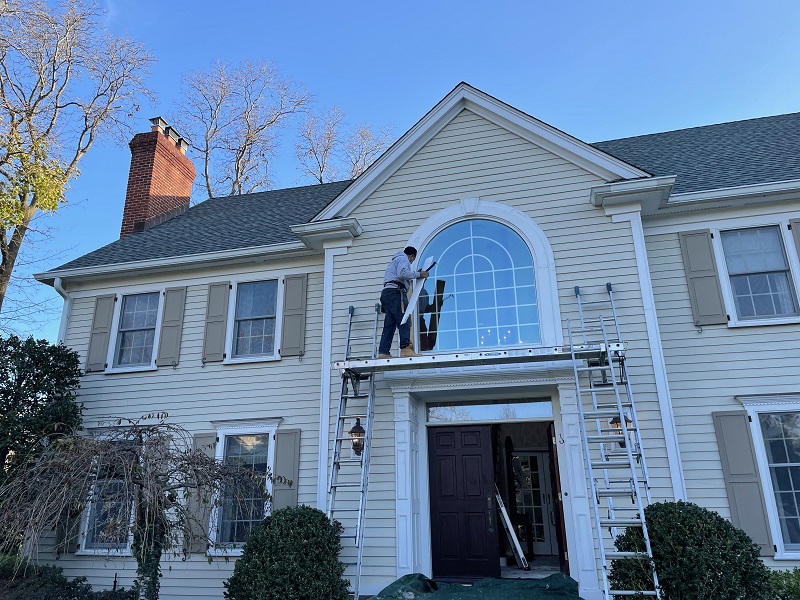 Removal of old exterior trim