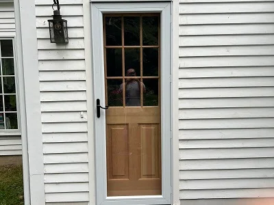 Simpson Wood Entry Door Installation